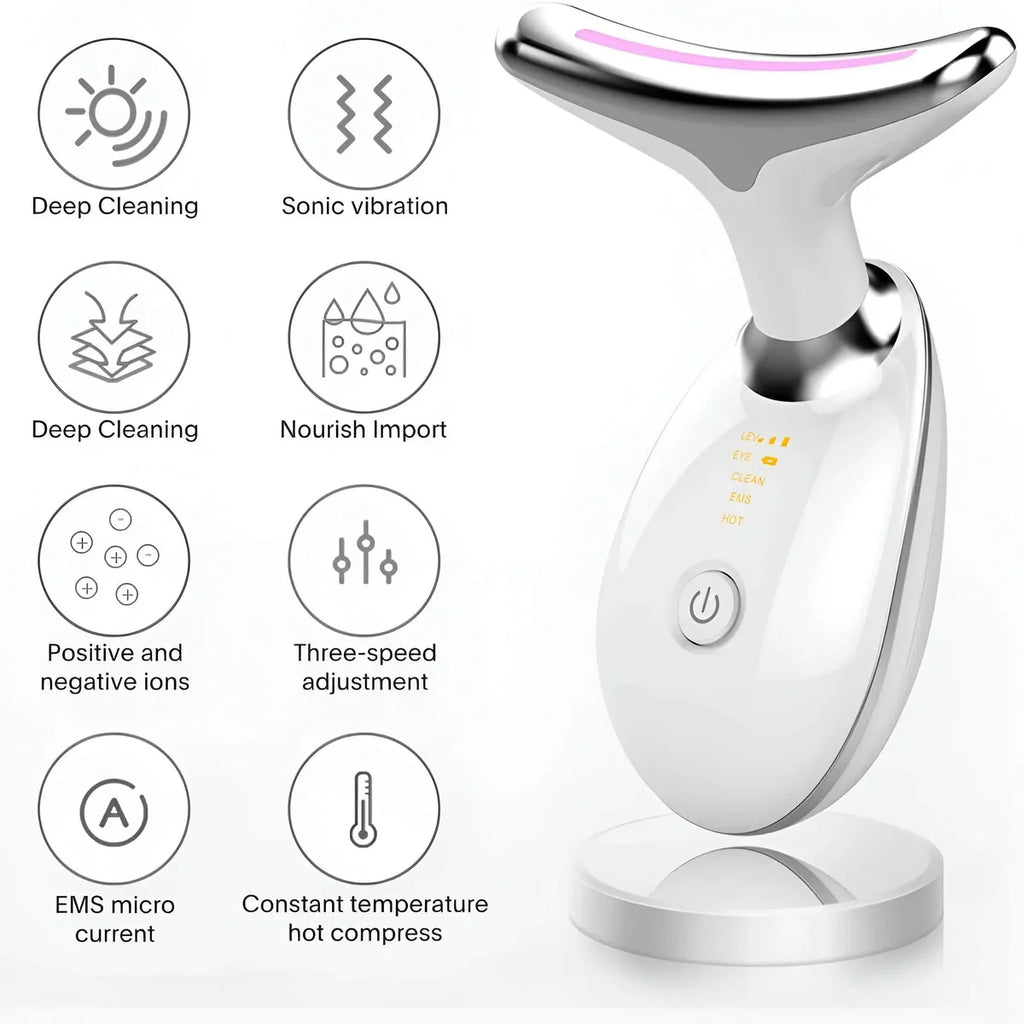 GlowLift 4-in-1 Face & Neck Massager