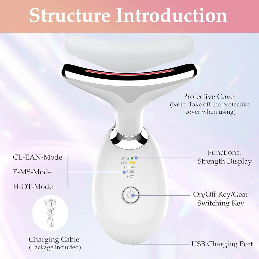 GlowLift 4-in-1 Face & Neck Massager