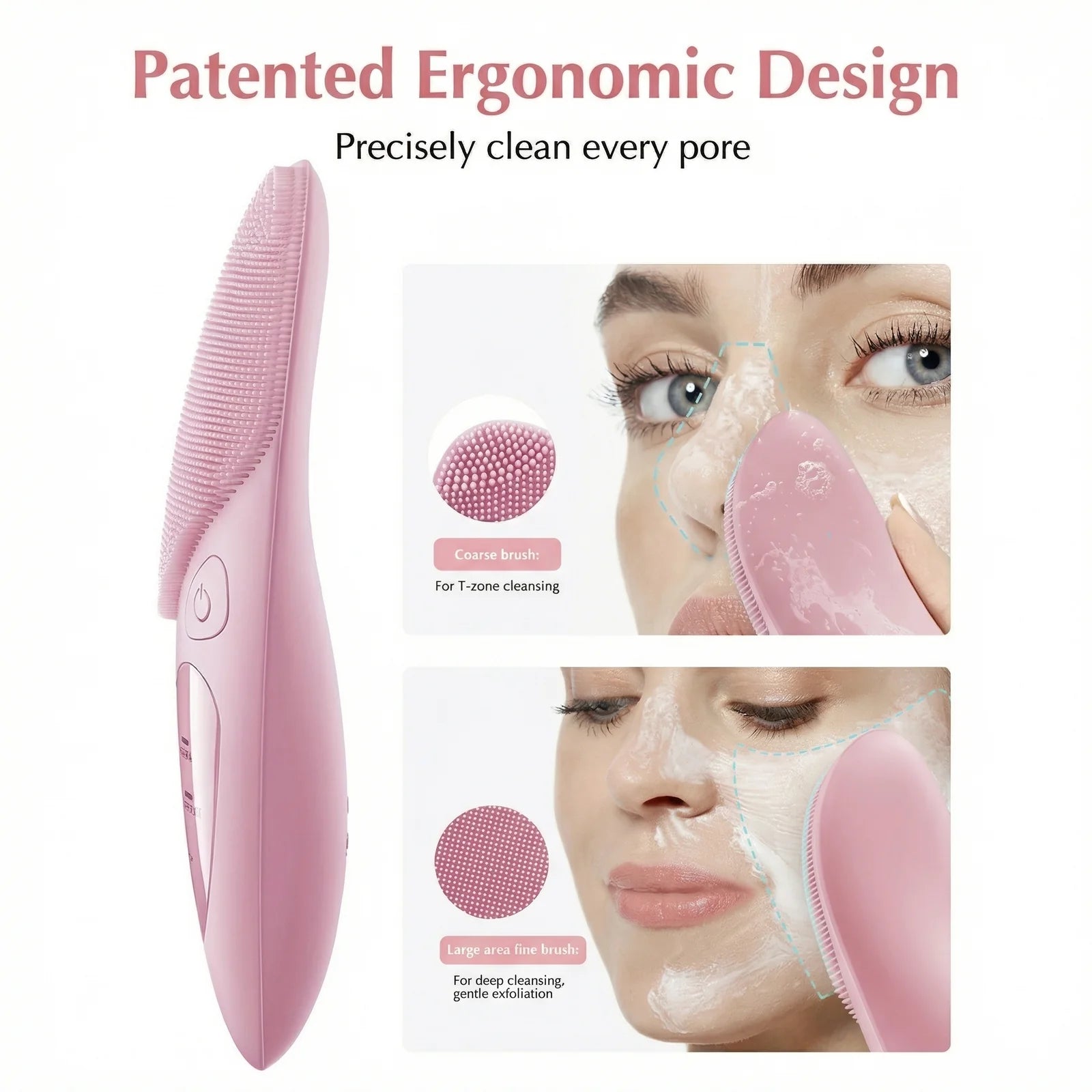 Ultrasonic Facial Cleansing Brush