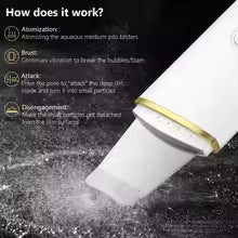 AquaGlow Ultrasonic Skin Scrubber