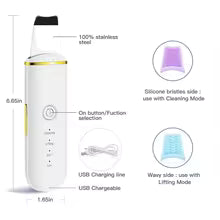 AquaGlow Ultrasonic Skin Scrubber